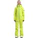 001 Women's Snowboarding Solid Color Windproof Waterproof Double Board Freestyle Professional One-piece Ski Suit Pants Set_desvips.com