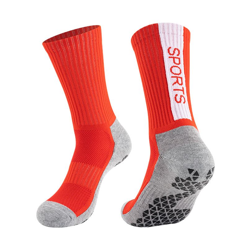 Adult Mid Calf Anti-Slip Soccer Socks Sports Team Uniform Stockings For Men And Women_desvips.com