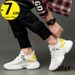 Man Lift Sneakers Elevator Height Increase Insole 7-8cm Shoes For Men Mesh Summer_desvips.com