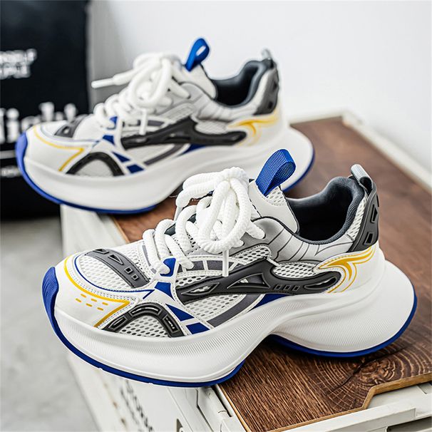 2026 Fashion Sneakers Youth/Men Low Top Lace-Up Breathable Thick Sole Non-Slip Wear-Resistant Running Shoes 39-46_desvips.com