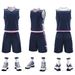 Adult Children's Basketball Uniform Set, Unisex Plain Student Competition Vest Jersey, Customizable With Logo, Number,_desvips.com