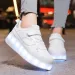 Pink Fashion Girls Boys LED Light Roller Skate Shoes for Children Kids Sneakers with Wheels Two 240723_desvips.com