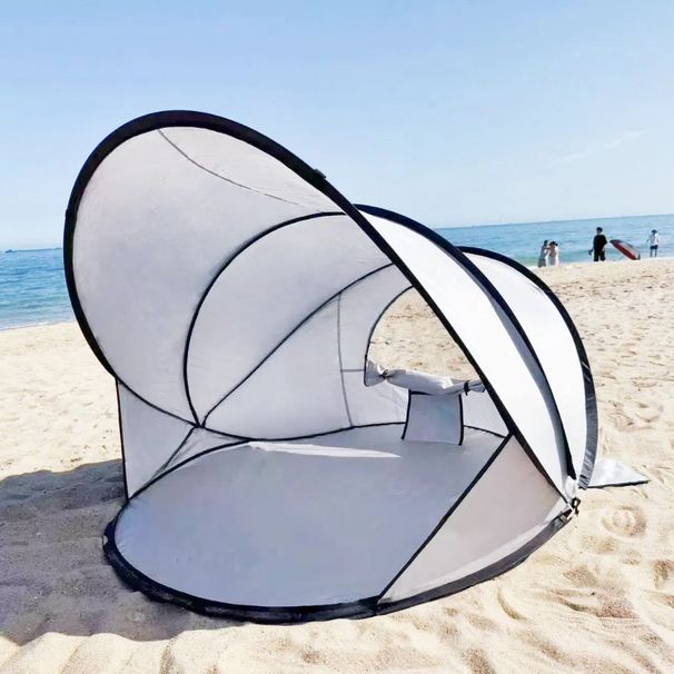 Beach Tent Beachside Sun Protection Windproof Water Play Canopy Automatic Easy Open Outdoor Folding Picnic Supplies_desvips.com