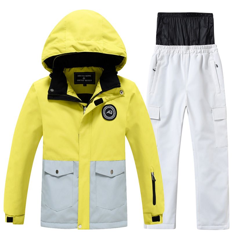 NOKO-New Children's Ski Suits, Boys' And Girls' Winter Outdoor Waterproof, Warm, And Thickened Ski Suits._desvips.com