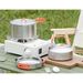 304 Stainless Steel Outdoor Cookware Camping Stove Special Pot Water Kettle Picnic Equipment Full Set_desvips.com