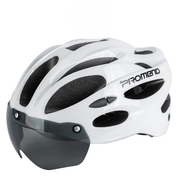 Bicycle Helmet Mountain Bike Men And Women With Goggles Road Bike Hard Hat Outdoor Riding Equipment_desvips.com