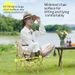 Portable Folding Camping Chair With Carry Bag - Lightweight Moon Chair For Outdoor Picnic, Travel, Beach & Hiking - Ergonomic Design_desvips.com