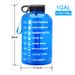 New kettle Creative gradient PETG Plastic Large kettle 1 gallon 3.78L portable sports kettle_desvips.com
