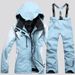 New 2023 Outdoor Sports Women's Thickened Ski Suit Set, Windproof And Waterproof Pants_desvips.com