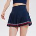 High-Waisted Pleated Tennis Skirt - 11 Colors Available_desvips.com