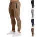 Spring Autumn Straight Leg For Sports And Leisure, Men's Knitted Loose Elastic Waist Pants, Pants_desvips.com