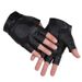 Genuine Leather Half-finger Gloves Men, Sheepskin, Suitable For Cycling, Driving, Outdoor Hiking, Leisure Sports,_desvips.com