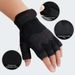 Fingerless Tactical Gloves Knuckle Protective Breathable Outdoor Camping Gloves For Shooting Hunting Motorcycling Climbing_desvips.com