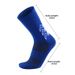 Adult Wear Resistant Non-Slip Mid Calf Soccer Socks Solid Color Sports Training Socks_desvips.com