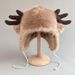 Deer Antler Furry Lei Feng For Men And Women Winter Warm Ear Protection Cute Northeast Snow Country Windproof Coldproof_desvips.com