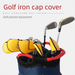 Cross-Border New Yellow Golf Iron PU Club Accessories Fashion Gold Protective Cover Supplies_desvips.com