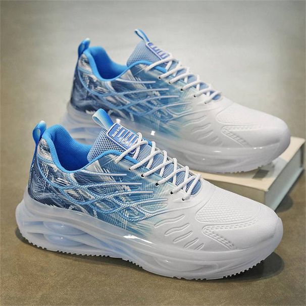 2025 Fashion Sneakers Men's Mesh Breathable Thick Sole Non-Slip Wear Resistant Running Shoes 39-47_desvips.com