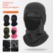 Thermal Windproof Balaclava For Cycling Skiing Outdoor Sports - Double-Layer Fleece Face Mask Unisex Cold Weather Protection (Black, Dark Gray, Navy)_desvips.com