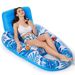 Inflatable Floating Chair Upright Lounge Swimming Pool Lounge Chair Portable Multifunctional Swimming Circle Water Inflatable Floating Row_desvips.com