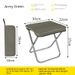 Outdoor Camping Outdoor Hand Bag Folding Stool Portable Folding Chair Camping Equipment Pencil Bag Stool Mini Small Stool Fishing Stool_desvips.com