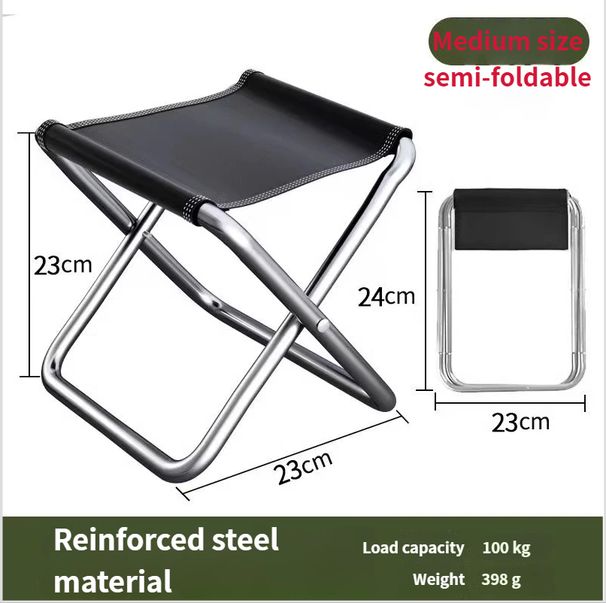 Outdoor Folding Portable Small Fishing Ultra-light Camping Telescopic Picnic Chair Handbag Stool Convenient_desvips.com