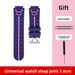 Universal Silicone Watch Bands For Kids – Soft, Adjustable Replacement Straps (12mm Flat Connector) – Pink & Blue Options_desvips.com