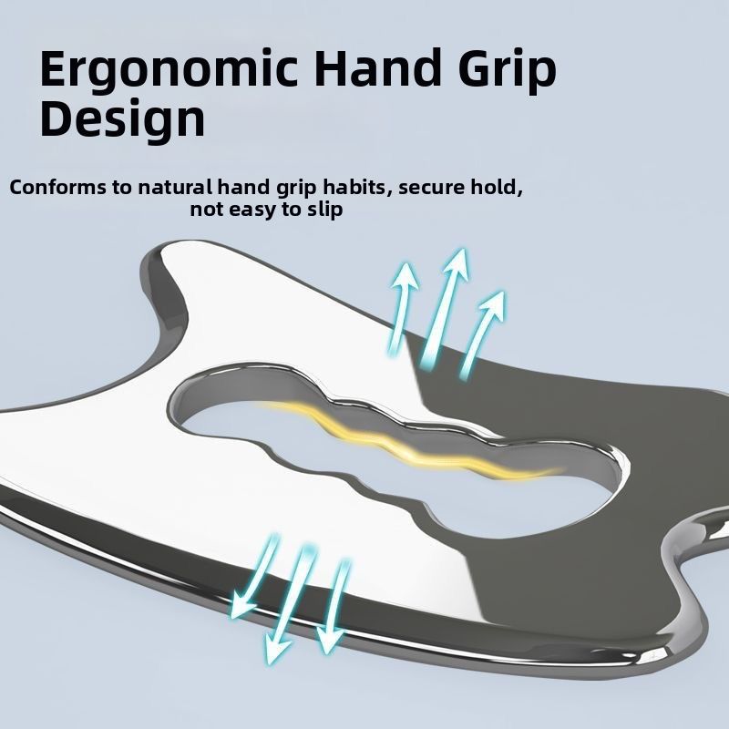 Stainless Steel Fascia Knife Multifunctional Muscle Meridian Relaxation Therapy Sports Rehabilitation Massage Grip Design_desvips.com