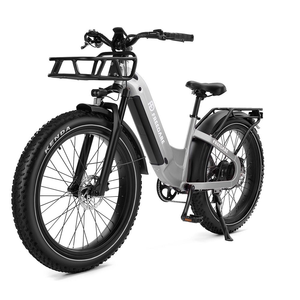 FREEDARE Eden Electric Bike Adults With Front Basket And GPS Smart App Control ,48V 20Ah Battery,Torque Sensor_desvips.com