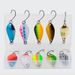 10PCS/Box 2.5g/3.5g/5g Fishing Kit Jig Spoon Lure Bait Set Hard Metal Spinner Wobbler Spoon Trout Bass Fishing Lure Spoon Bait_desvips.com