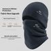 001 Big Slouchy Autumn Warm Men Winter Cold Face-Slimming Knitted Windproof Head Wrap Cold-Proof Ear Protection Hat_desvips.com