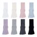 Women's Non-Slip Yoga Socks Professional Pilates Fitness Long Socks Five Finger Mid Calf Seamless Split Toe Indoor Fitness_desvips.com