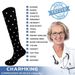 3 Pairs Lot Pack Women Men Compression Stockings Elastic Sports Beautiful Leg Running Nurse Climbing Cycling Socks Gym_desvips.com