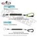 WALK FISH Anti-Lost Lanyard 1.0-2.0m Telescopic Elastic Retention Ropes Safety Spring Lanyard Rope Ey Ring Chain Accessories_desvips.com