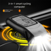YUUISD Computer Horn Three-in-One Anti-Glare Bicycle Front Light Multi-Functional Cycling Equipment_desvips.com