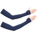 Ice Silk Arm Sleeves For Women Quick Drying Summer Outdoor Sports Sun Protection UV Protection Finger Sleeves For Cycling_desvips.com