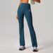 Wide Leg Yoga Pants Quick Drying High Waist Flare Sports Casual Summer Pants Slim Fit For Longer Legs_desvips.com