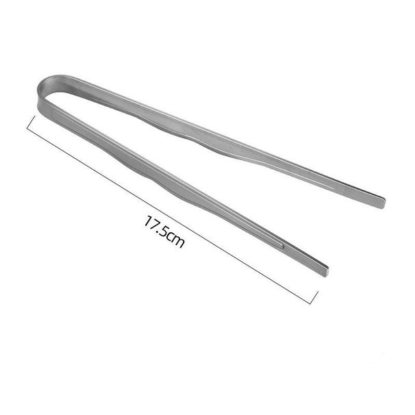 Pure Titanium Outdoor Camping Tableware Picnic BBQ Grilling Tongs One-piece Molded Anti-scald High Temperature Resistant_desvips.com