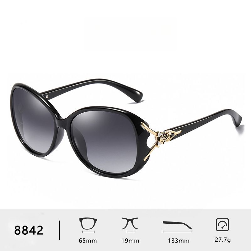 Women's High-definition Polarized Sunglasses, UV Protection, Suitable For Outdoor Sports And Driving, High-end Large-frame Sunglasses_desvips.com