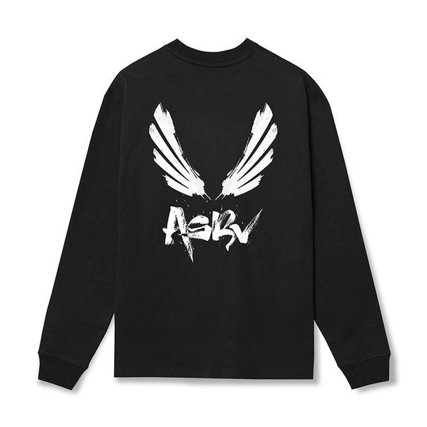 Autumn And Winter Men's American Style Youth Terry Cloth Crew Neck Sweatshirt, Loose Fit, Large Size, Trendy Printed_desvips.com