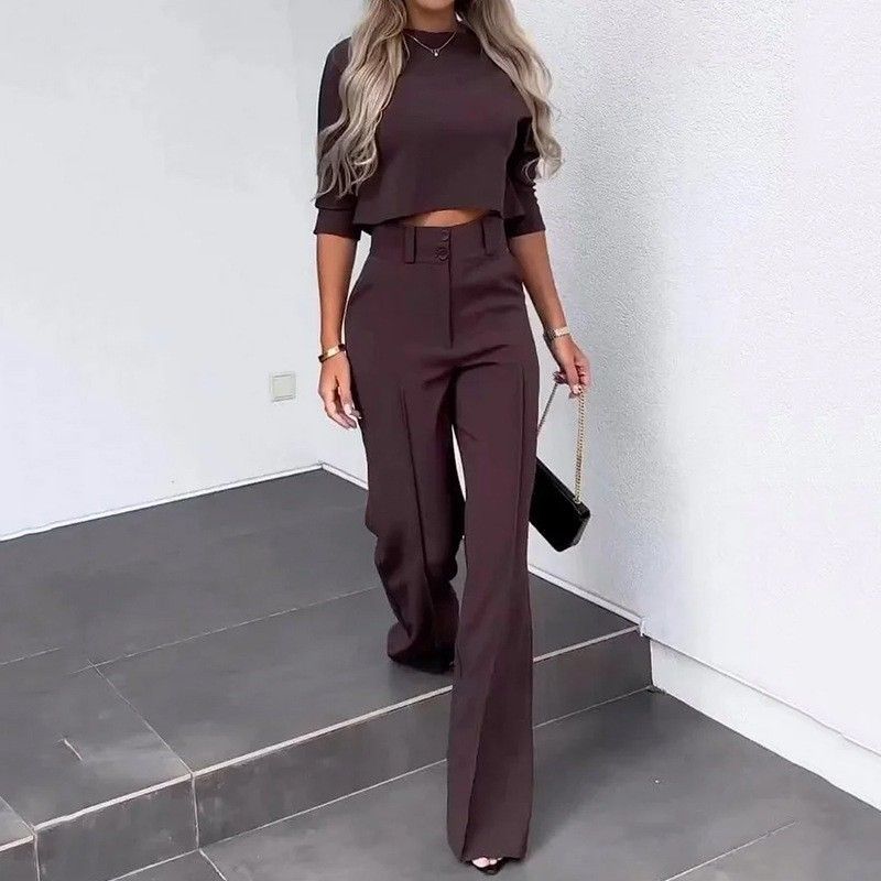 Women's Clothing Fashion casual suit women's two-piece suit women's wear_desvips.com