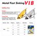 Fishing Metal Spinner VIB Sinking Lure Zinc Alloy Pike Perch Sea Bass Bionic Long Casting Hard Bait_desvips.com