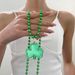 New Irish St. Patrick's Day Green Clover Necklace Pendant_desvips.com