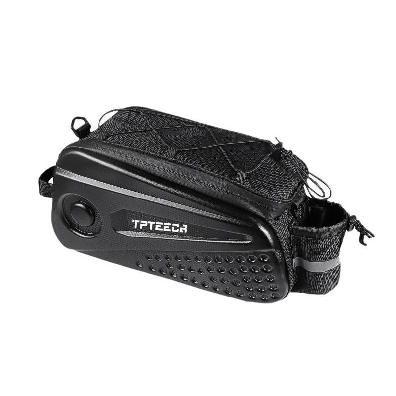 Bicycle Hard Shell Rear Rack Bag Bicycle Large Capacity Waterproof Saddle Bag Bicycle Rack Bag Outdoor Riding Rear Tail Bag_desvips.com