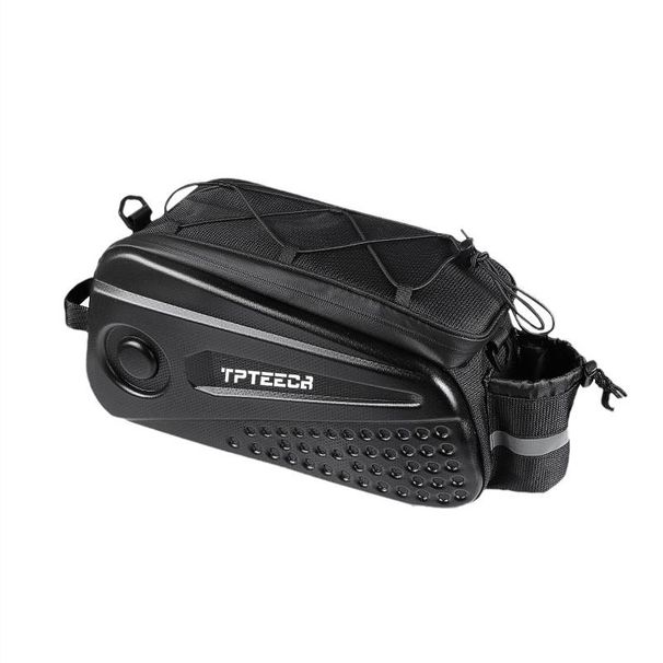 Bicycle Hard Shell Rear Rack Bag Bicycle Large Capacity Waterproof Saddle Bag Bicycle Rack Bag Outdoor Riding Rear Tail Bag_desvips.com