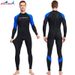 Men's One-Piece Thin Diving Suit Snorkeling Surfing Long Sleeve Sun Protection Jellyfish Quick-Dry Swimsuit_desvips.com