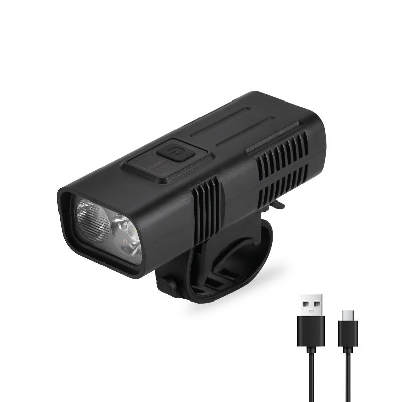 Bicycle Night Riding Front Cycling Rechargeable Waterproof Mountain Bike Light_desvips.com