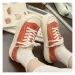 Quality Women Thick Outsole Canvas Wide Toe Female Flat Sneakers Lace Up Students Solid Casual Shoes Tennis Summer 35-40_desvips.com