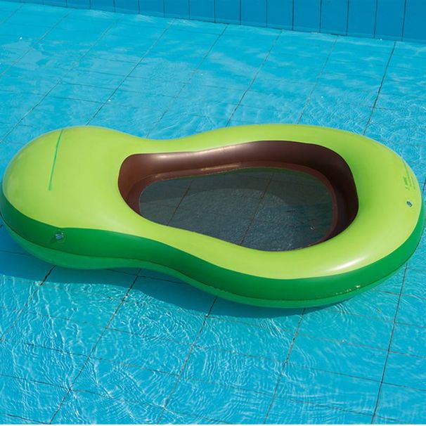 Swimming Rings Spot Swimming Ring Female Avocado With Canopy Lounge Chair Water Inflatable Floating Row Floating Bed Super Large Adult Life Buoy_desvips.com