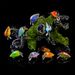 Lure 1.95G Small Rock 28.5mm Sea Fishing Freshwater Painted Fish Bait DW1115 Bionic Design_desvips.com