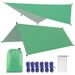 Outdoor camouflage canopy multifunctional waterproof sunblock beach sunshade tent canopy coated with silver canopy beach floor cloth_desvips.com